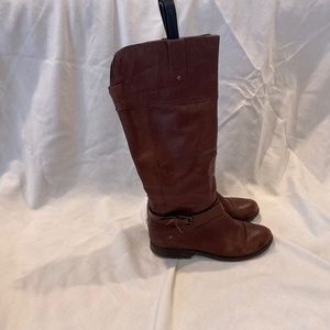 Marc Fisher brown leather riding boots